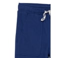 thumbnail image 3 of Wonder Nation Little Boys Solid Fleece Joggers, Size 4-10, 3 of 3