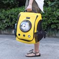 thumbnail image 2 of Mini Monstar Sac de Transport pour Animaux de Compagnie Sac à Dos Respirant pour Chat Portable Chiot Voyage en Plein Air Capsule Spatiale Transparente Sac à Dos pour Chats Chiens, 2 of 9