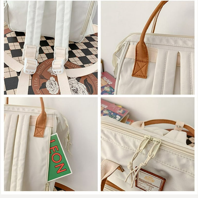 CoCopeaunts Double Zipper Multifunction Women Backpack School Bags