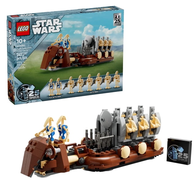Modelo de transporte de tropas LEGO Star Wars de la Federación de Comercio de Star Wars para construir