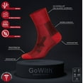 thumbnail image 5 of GoWith Bamboo Diabetic Socks For Men and Women | Seamless Thin Crew Socks | 5 Pairs | Model: 3065, 5 of 8