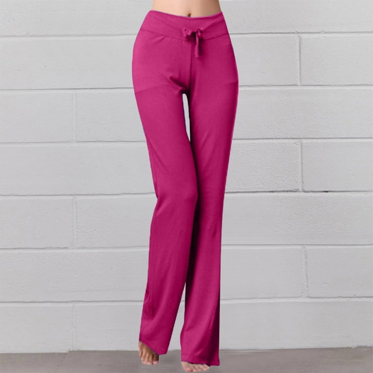 gvdentm Pajama Pants Women s Plus Size Curvy Fit Gabardine Bootcut Dress Pants Trendy