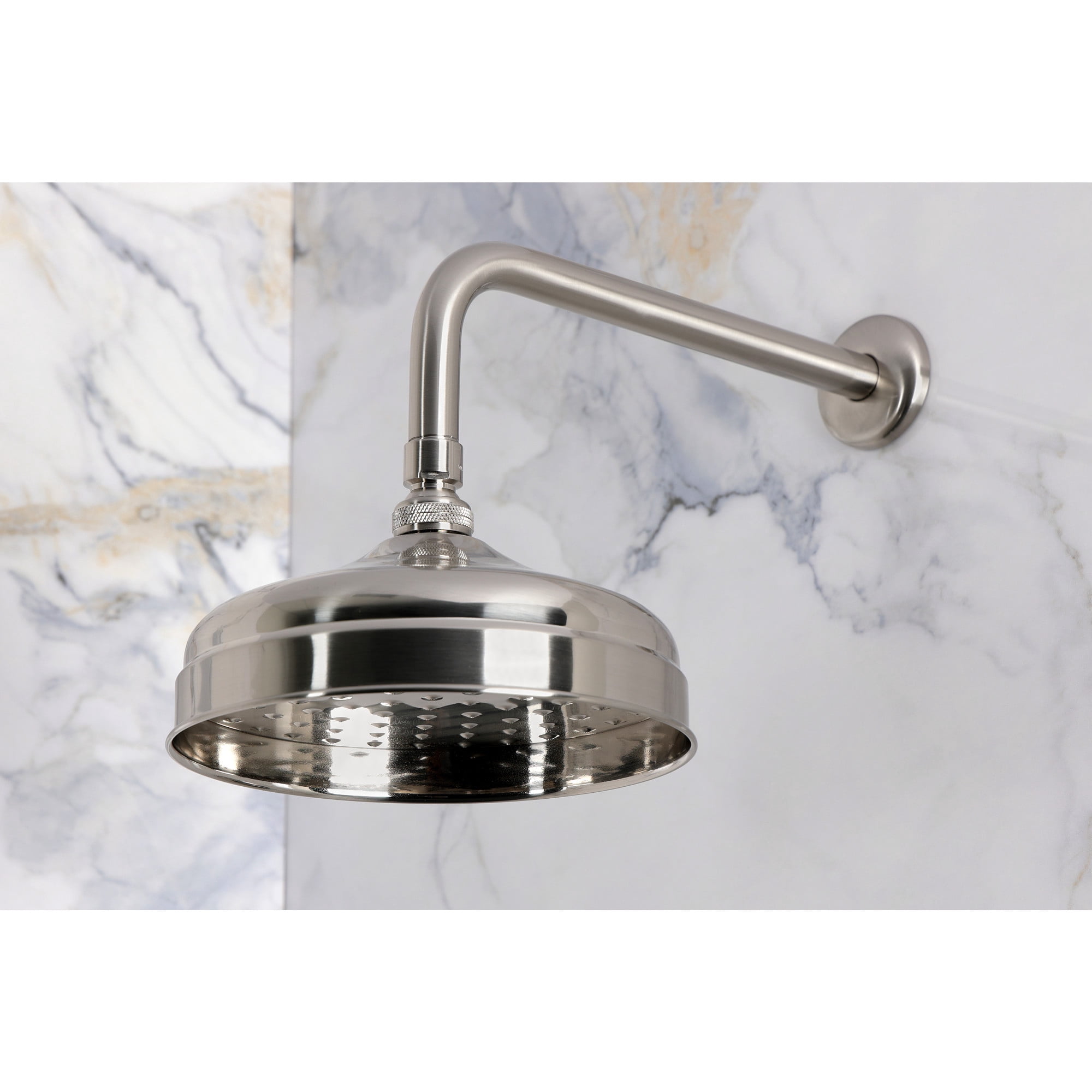 Kingston Brass KB4438AX Restoration Single-Handle Pressure Balanced Tub and Shower Faucet in Brushed Nickel