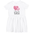thumbnail image 3 of Inktastic I Love My Yiayia Girls Toddler Dress, 3 of 5