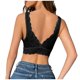 thumbnail image 3 of Sujetador deportivo con espalda de encaje floral para mujer: camiseta sin mangas sexy y transpirable, 3 of 5