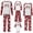 04 Wine Glass, variant on Christmas Pajamas for Family Buffalo Plaid Reindeer Pajamas Holidays Family Matching Sleepwear Elk Print Pajamas Pj Set Womens Pajama Sets