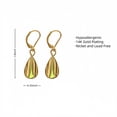 thumbnail image 4 of Gold Plated Teardrop Dangle Earrings for Women,Leverback Drop Dangle Earrings Jewelry Hypoallergenic Teardrop Earring for Women Gifts, 4 of 6