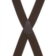 thumbnail image 3 of Suspender Store 1.5 Inch Wide Construction Clip Suspenders - BROWN 42" for 5'0" to 5'9" tall, 3 of 4