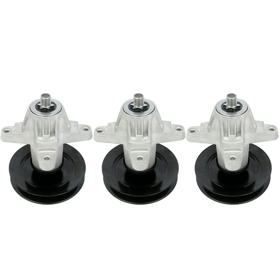 CCIYU 3 pack Mower Spindle Spindle Assembly with w/PULLEY fit for Troy Bilt for MTD 918-05137 618-05137 285-157 Mowers