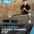 thumbnail image 3 of The Step Original Aerobic Platform – Circuit Size Grey Aerobic Platform and Four Original Black Risers Included with 4”, 6”, and 8” Platform Height Options, 3 of 7