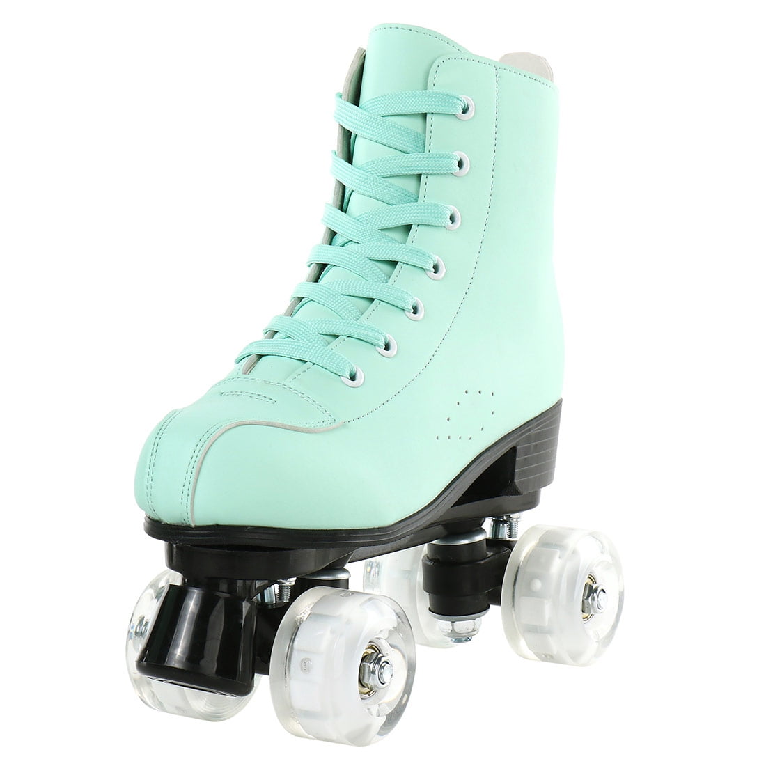 JOJOLAM-570913 Unisex Roller Skates, Black & White