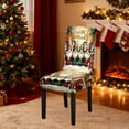 thumbnail image 4 of Grrvtrz Christmas Chair Cover 1 Piece Christmas Dining Table Chair Protector Elastic Chair Cover Washable Suitable for Restaurant Hotel Party Wedding,Holiday Products,Christmas Gifts, 4 of 6