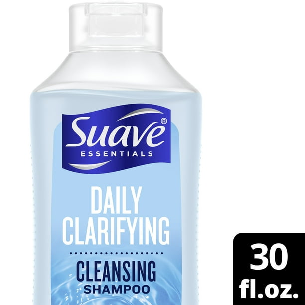 Suave Essentials Daily Clarifying Anti Residue Shampoo, 30 oz