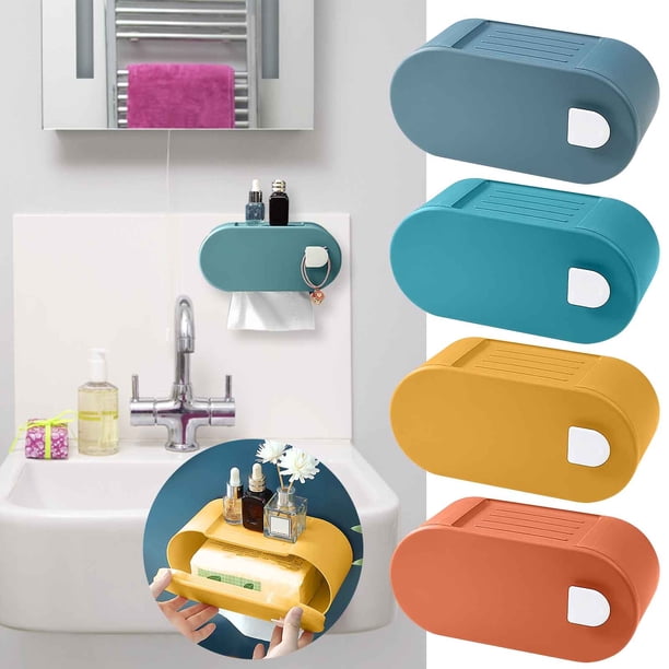 onlyliua para Interior/Exterior Caja de Pañuelos de Pared para El Hogar, Sala de Estar, Cocina, Inodoro, Caja de Almacenamiento, Caja de Papel de Pared