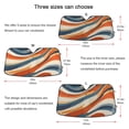 thumbnail image 5 of Yayeee Car Windshield Sun Shade Universal Fit Foldable Front Window Visor Protector, Size 57"x31.5", Beige Abstract Wavy, 5 of 8