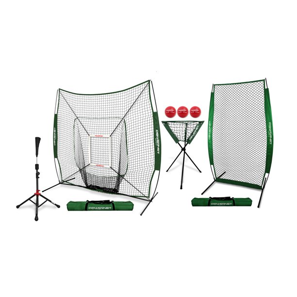 PowerNet Baseball Softball DLX ALL IN ONE Practice Net Bundle - Walmart