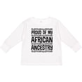 thumbnail image 3 of Inktastic Black History Proud African Ancestry Boys or Girls Long Sleeve Toddler T-Shirt, 3 of 5