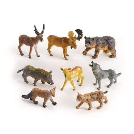 UPC: 0191487010337 | Excellerations Medium Forest Animals – Set of 8