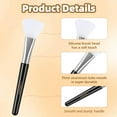 thumbnail image 6 of LORMAY 2 Pcs Silicone Face Mask Brush Applicator for Facial Mud, Clay Mask, DIY, Modeling Mask, Body Lotion, and BB CC Cream, 6 of 7