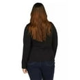 thumbnail image 3 of Michael Kors Womens Chain Neck Pullover Blouse, Black, Plus Size, 3X, 3 of 4