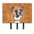 thumbnail image 1 of Carolines Treasures SC9121TH68 6 x 9 In. Boxer Wipe your Paws Leash or Key Holder, 1 of 2