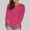 Hot Pink plus size fall tops a1, variant on Women Plus Size Fall Winter Round Neck Long Sleeve Casual Basic Pullover Tops Loose Solid Tee Shirts Trendy Streetwear Fashion Clothes, Khaki S