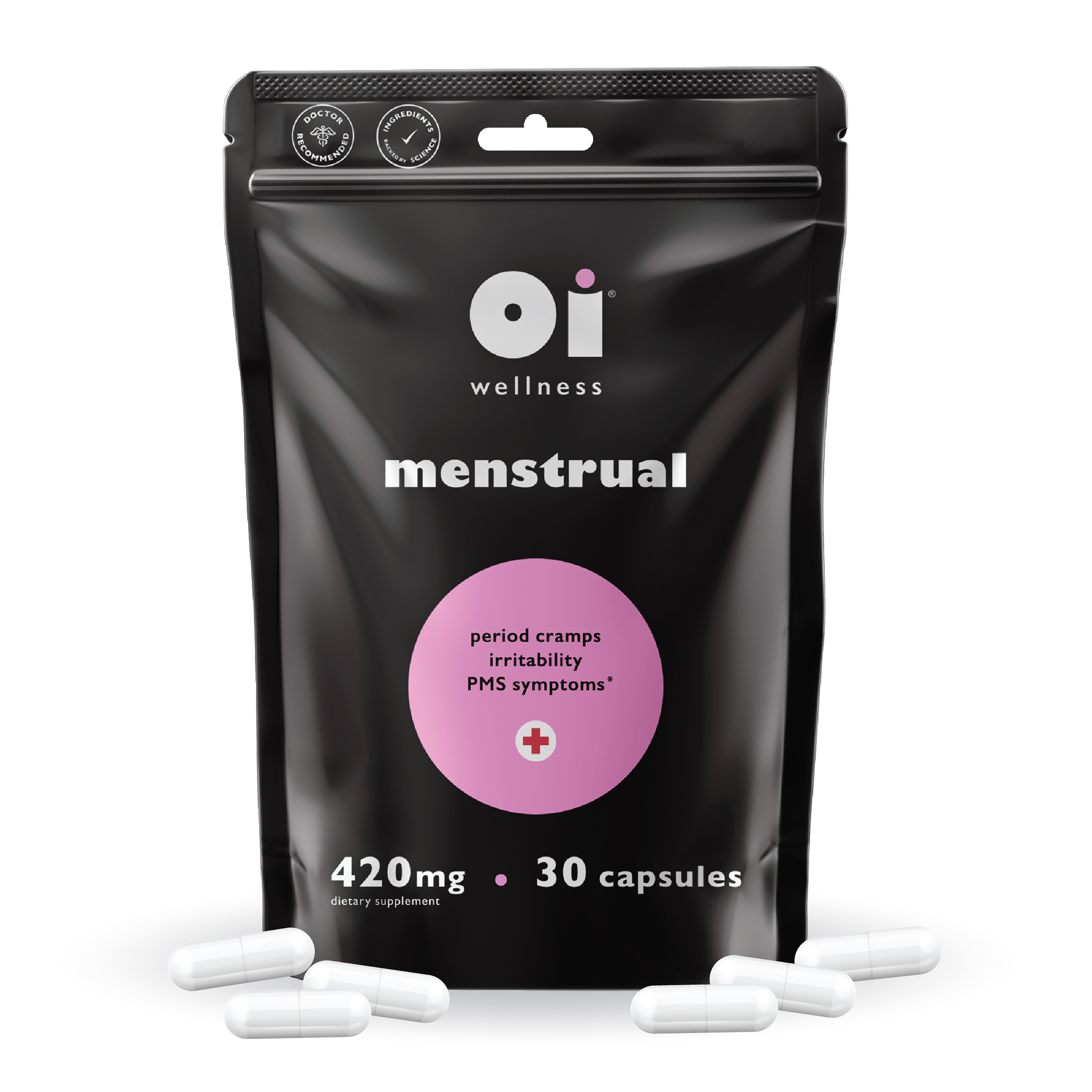 PMS Vitamins, OB/GYN Formulated, Natural Cramp Remedy, 30 Vegan