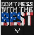 thumbnail image 2 of US Air Force Don't Mess With the Best Sweatshirt for Men or Women Brisco Brands S, 2 of 6