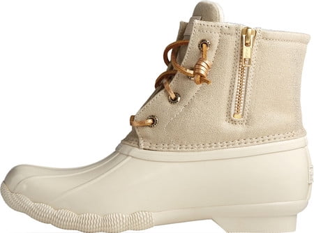 Women's saltwater sparkle textile duck boot Clearance