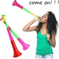 thumbnail image 2 of 2 piezas Trompetas de vuvuzela de plástico NQ color aleatorio para animar eventos deportivos, 2 of 5