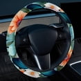 thumbnail image 2 of Flower Butterfly Steering Wheel Cover, Car Wheel Cover, Car Wheel Covers, 14.5 Inch, Printing, PVC Leather, Auto Accessories, 2 of 6