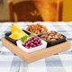 thumbnail image 1 of Bandeja de frutas secas, rejillas divididas, bandeja de aperitivos ecológica multifuncional, bandeja de frutas, diseño de clase mundial, 1 of 8