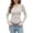 z_Beige, variant on T Shirts for Women Round Neck Slim Bottom 2025 Basic Clothing Outdoor Wear Sports Top Long Sleeve Shirts for Women White