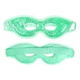 thumbnail image 1 of Compresse de Gel pour les Yeux avec Trous pour les Yeux, Perles de Gel, Packs de Gel Froid pour les Yeux Bouffants et Gonflés, Compresse Chaude et Froide Réutilisable, Pack de Gel Chauffant et Glacé Vert et Bleu 20ml, 1 of 3