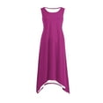 thumbnail image 5 of Blczomt A Line Womens Dress Tank Casual Dress Summer Midi Pink Beach Swing Womens Clothes, 5 of 8