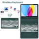 thumbnail image 4 of Case De Teclado Para Air 11 Y Pro 11 2018-2025, Teclado Magnético Desmontable Con Retroiluminación De 7 Colores Y 3 ángulos De Visualización-, Cubierta De Cuero PU,, 4 of 7