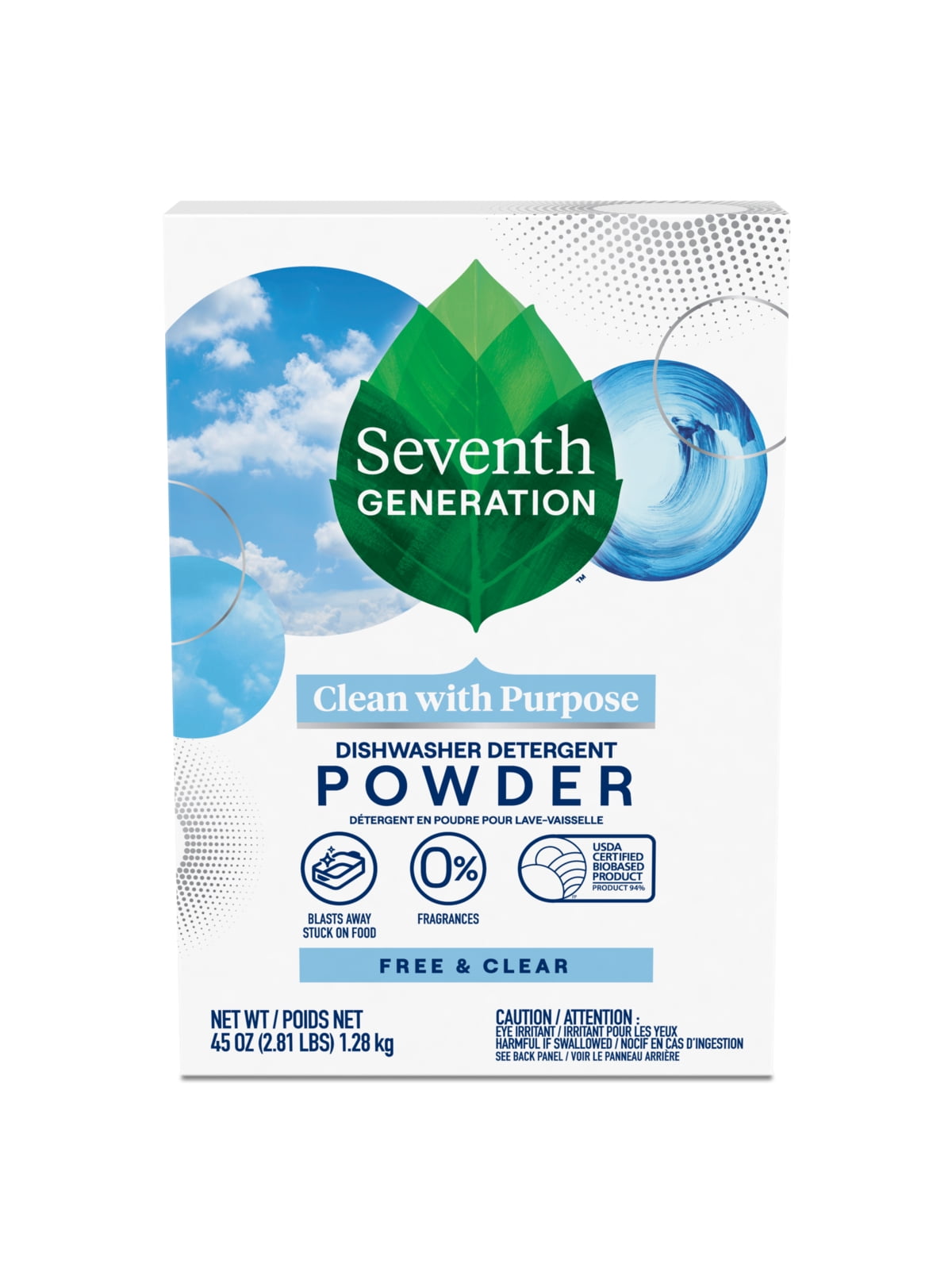 Seventh Generation Unscented Plant-Based Dishwasher Detergent