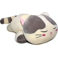 thumbnail image 2 of Peluche de gato muy suave y grande, tamaño grande, 59 cm, color gris, 2 of 4
