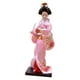 thumbnail image 1 of Muñeca geisha japonesa con kimono de 27 cm, estatua de niña humanoide, figura coleccionable asiática Rosado, 1 of 8