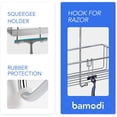 thumbnail image 6 of Bamodi Shower Caddy Hanging - 2-Tier Over Door Chrome-Plated - No Drilling Required - Fits, 6 of 8