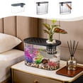 thumbnail image 1 of Sentmoon Aquarium pour Poissons Petit Aquarium Bol pour Poissons Rouges Bac à Poissons pour Poissons Rouges Aquarium en Plastique Déco Maison Bac à Poissons Transparent pour Bureau Convient aux Plaques de Table Ornements pour Salon Chambre, 1 of 7