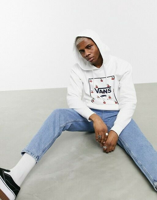 Vans Cherries Men's White Pullover Hoodie Size XL - Walmart.com