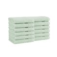 thumbnail image 1 of Toallitas de baño Arkwright, paquete de 12 unidades, 100% algodón, 600 g/m², color verde, 1 of 6