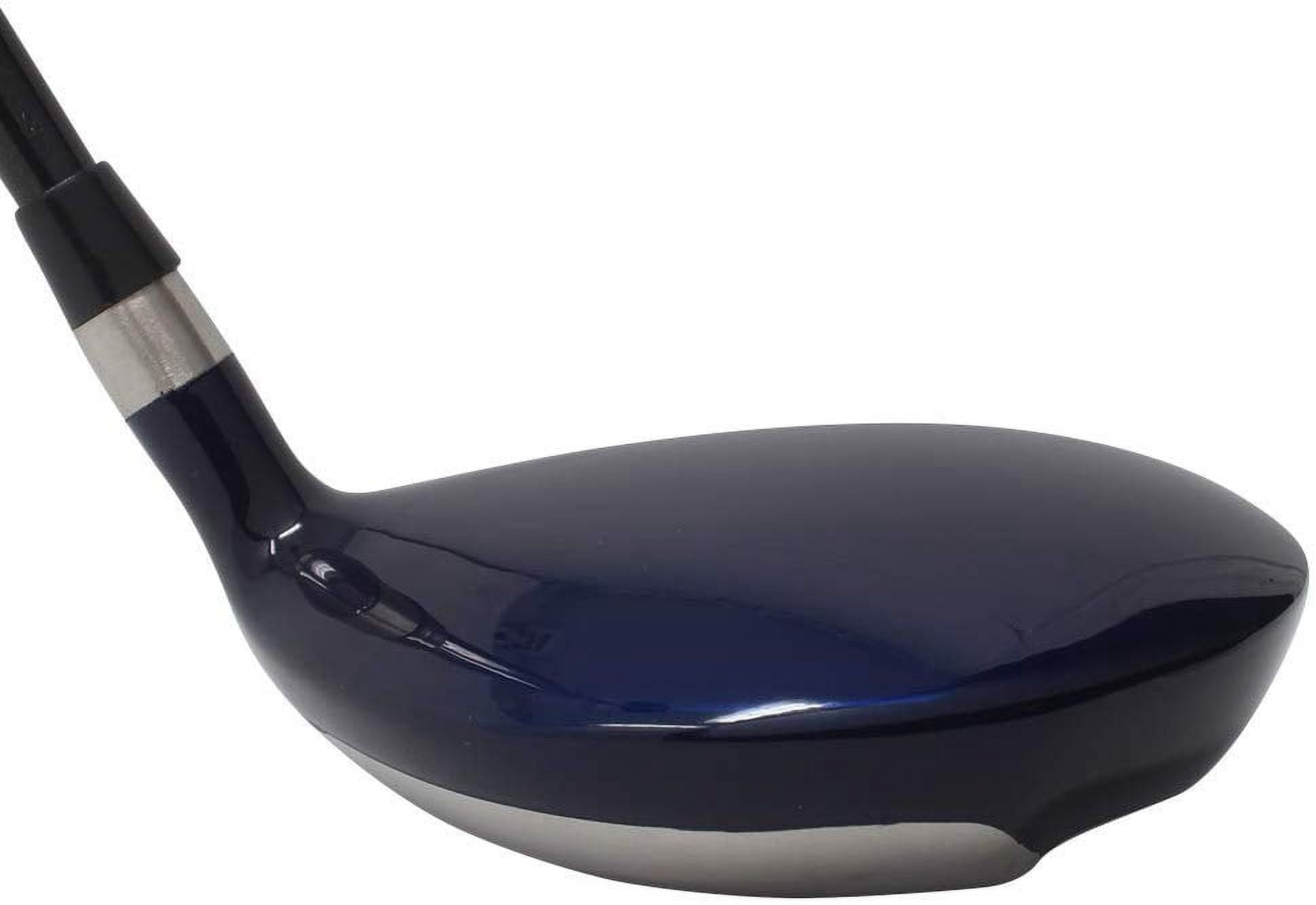 XL Big & Tall Senior Men's (+2" Longer Than Standard Length) Integra SoooLong 21 Wood Golf Club, Right Handed Senior Flex with Men's Senior Size Black Pro Velvet Grips