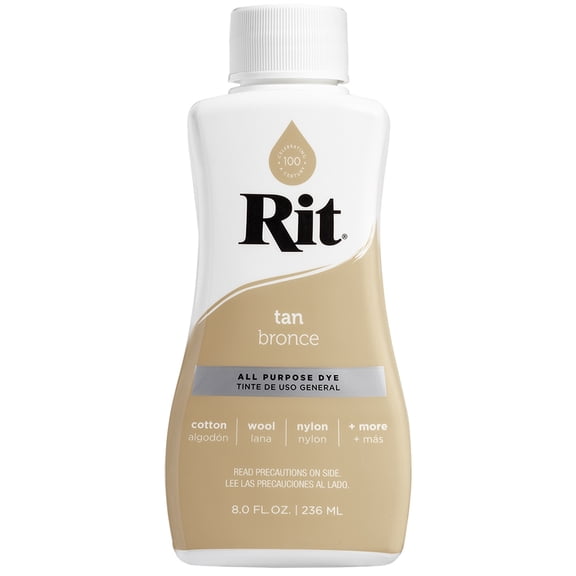 Rit All Purpose Dye, Tan, 8 Fl. Oz.