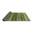 thumbnail image 2 of Ahgly Company Indoor Rectangle Abstract Turquoise Blue Contemporary Area Rugs, 2' x 5', 2 of 4