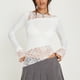 thumbnail image 3 of New Patchwork Top For Women Stylish Slim Hook Long Sleeves Crewneck T-Shirt, 3 of 8