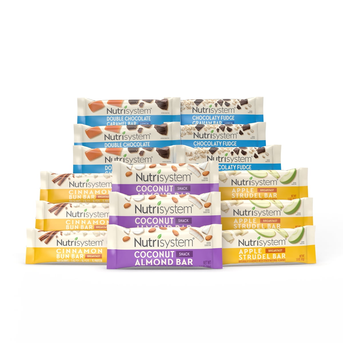 Nutrisystem OntheGo Variety Bundle Bars, 15 Count