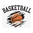 thumbnail image 4 of Women's Basketball Sweatshirt Perfect for Basketball Lovers and Players White Large, 4 of 6