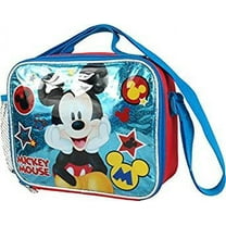Lunch Bag - Disney - Mickey Mouse - Blue Stars Kit Case New 683597